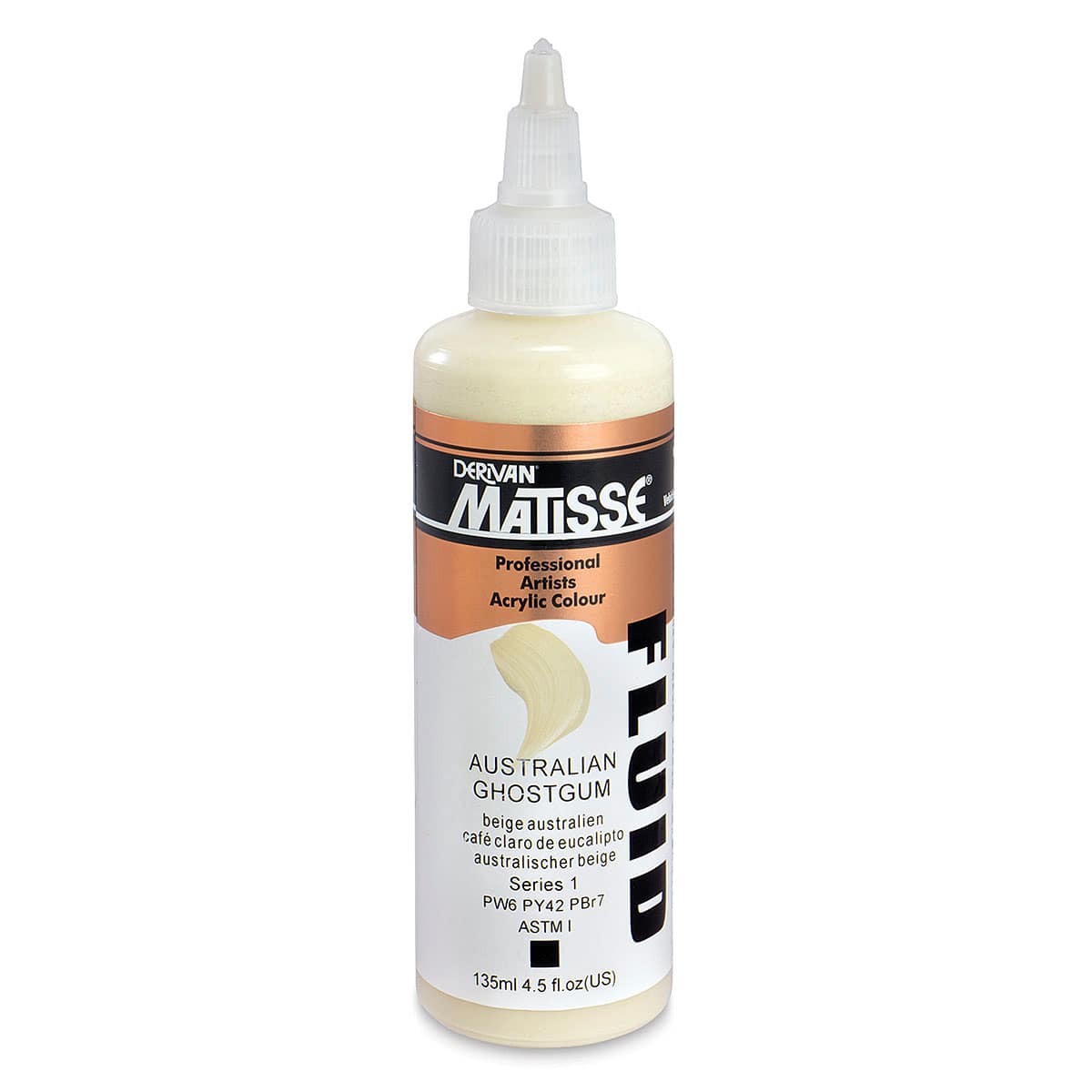 Matisse Fluid Acrylic - Australian Ghost Gum, 135 ml