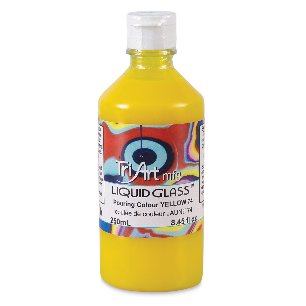 Tri-Art Liquid Glass Acrylic Pouring Color - Yellow, 250 ml