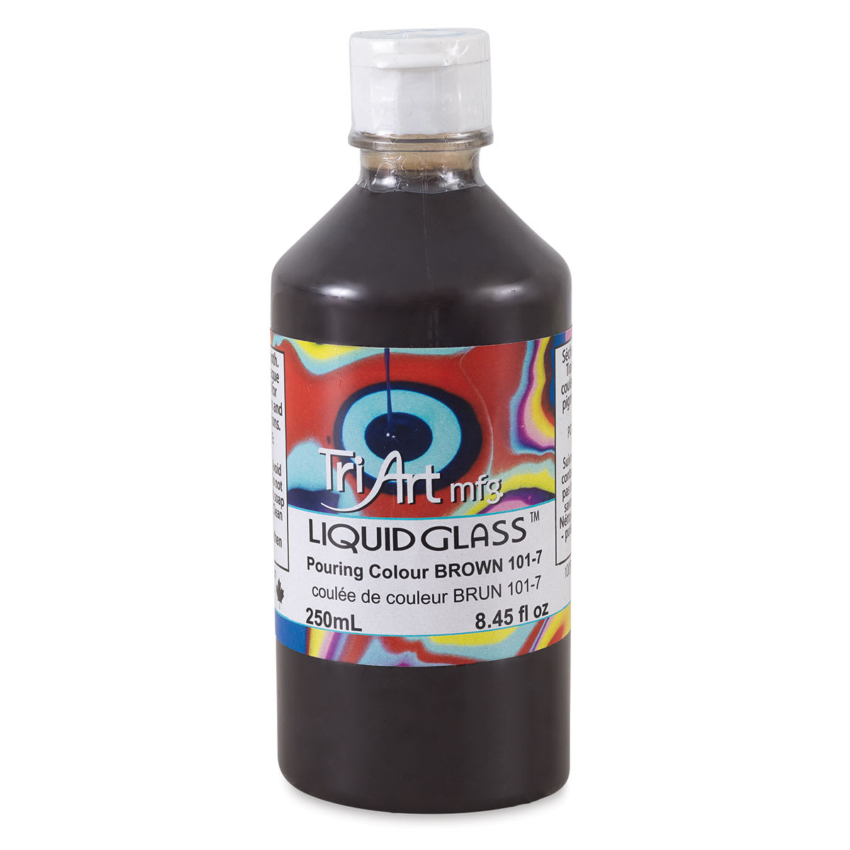 Tri-Art Liquid Glass Acrylic Pouring Color - Brown, 250 ml