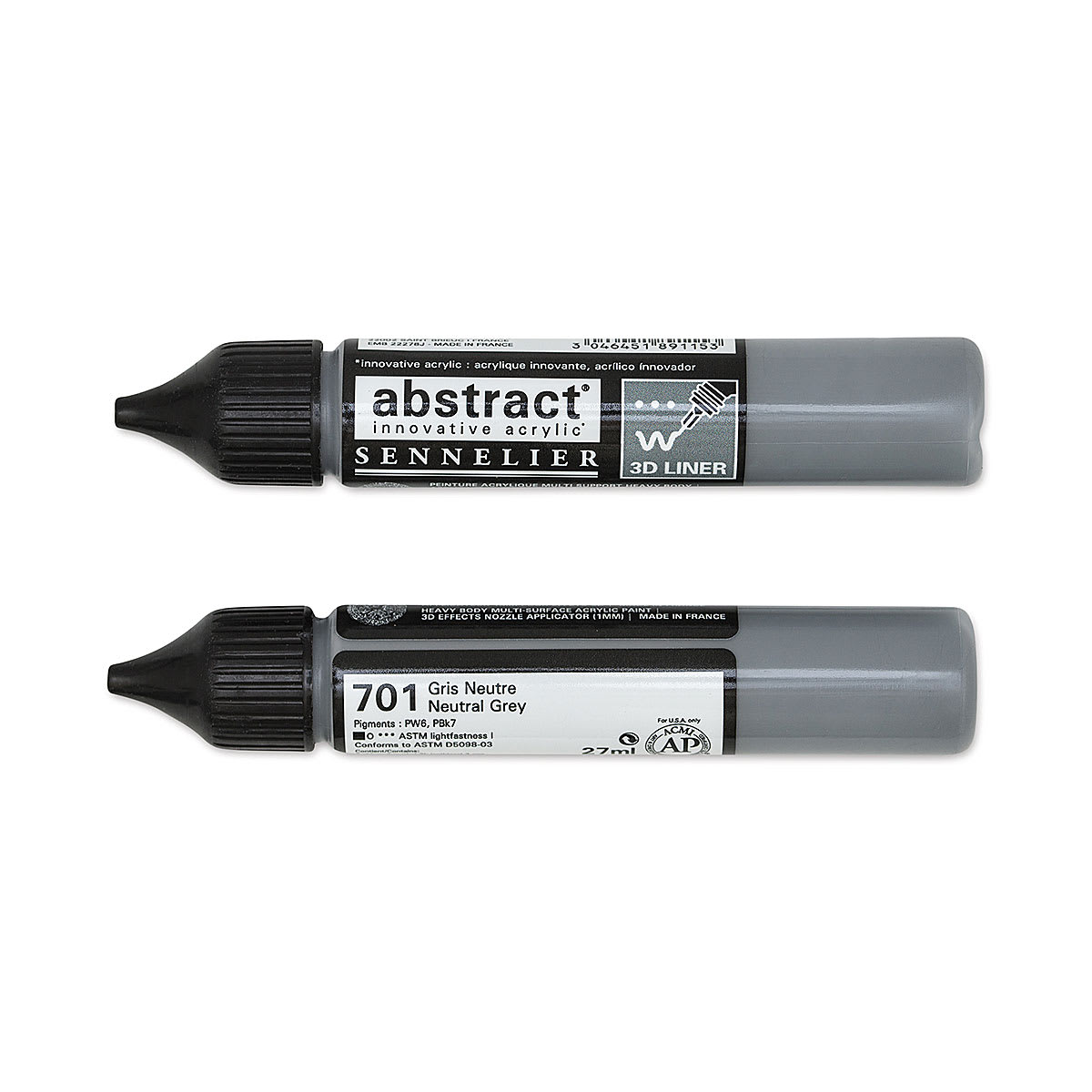 Sennelier Abstract 3D Liner - Natural Gray, 27 ml
