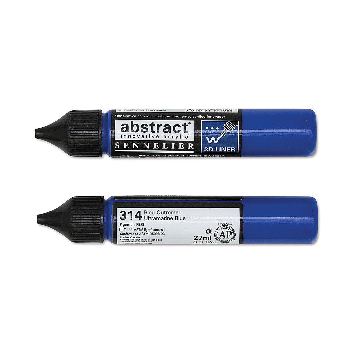 Sennelier Abstract 3D Liner - Ultramarine Blue, 27 ml