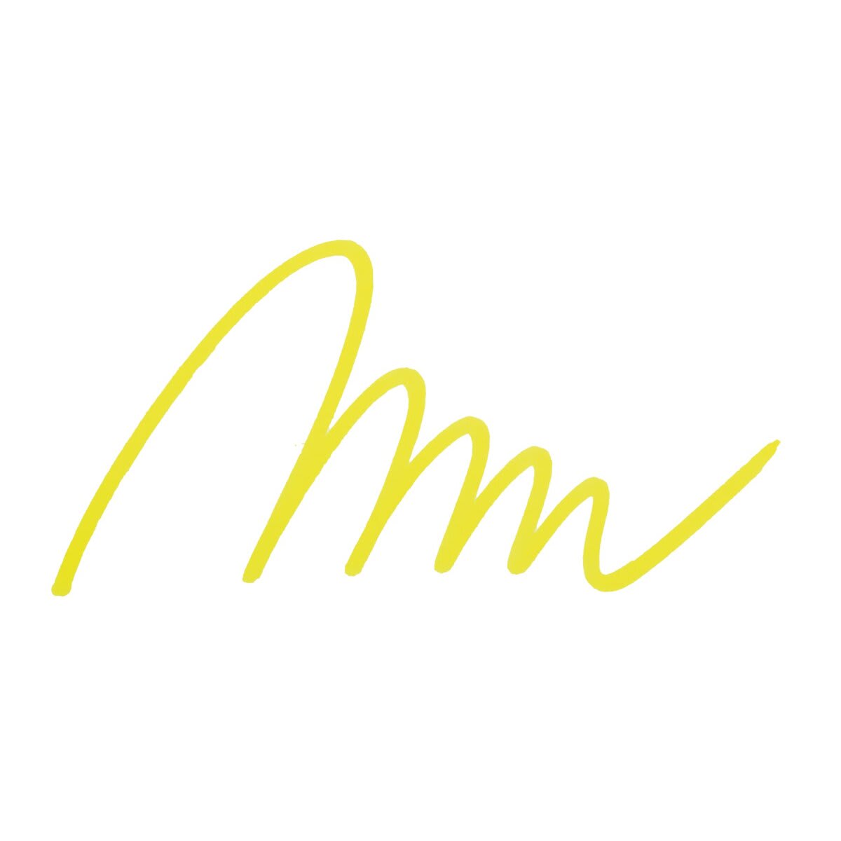 Uni-Ball Uni Chalk Marker - Fluorescent Yellow, 5 mm swatch