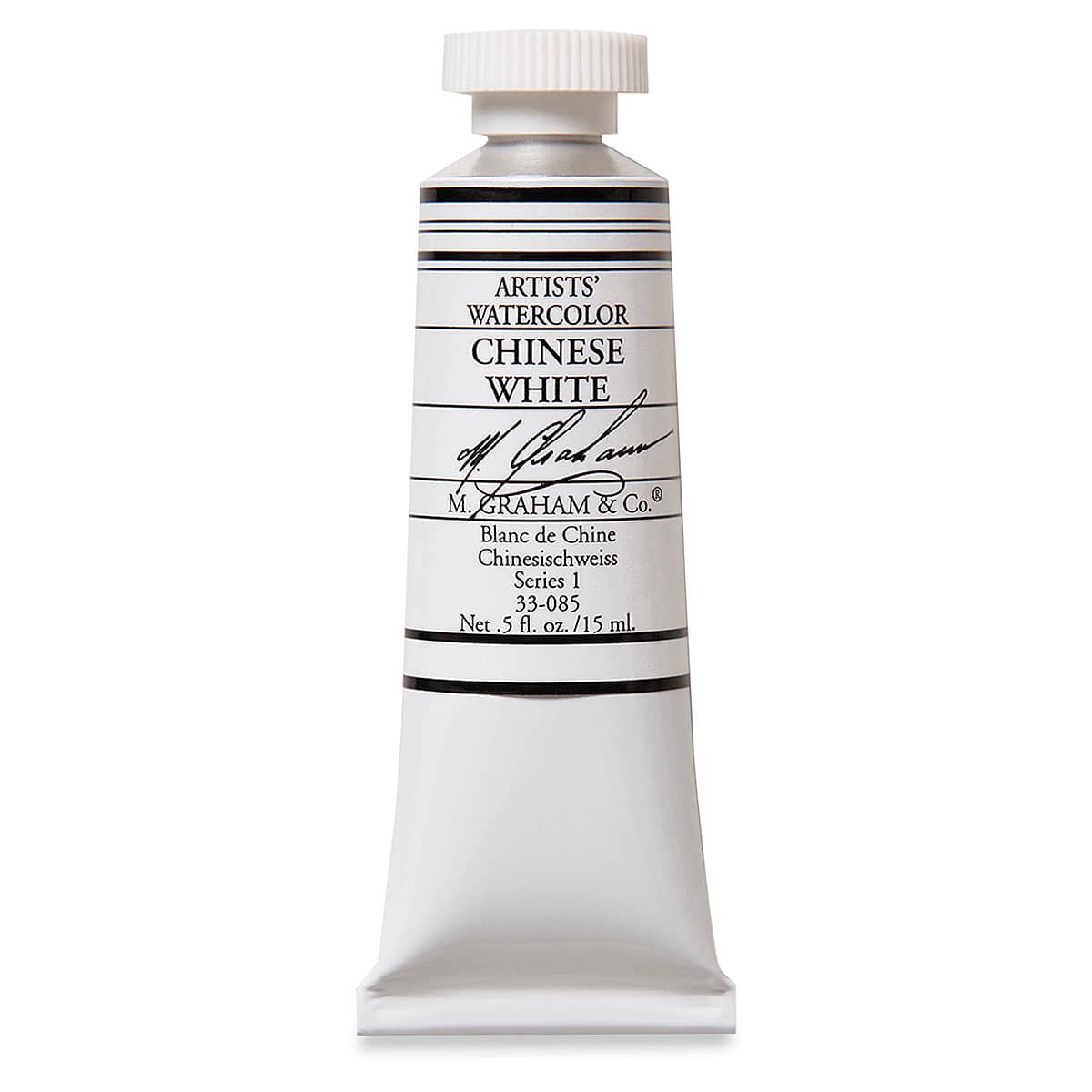 M. Graham Artists' Watercolor - Chinese White, 15 ml tube