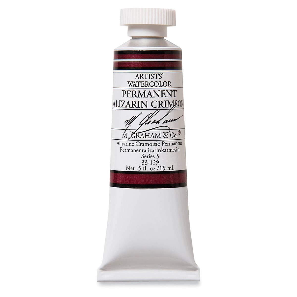 M. Graham Artists' Watercolor - Permanent Alizarin Crimson, 15 ml tube
