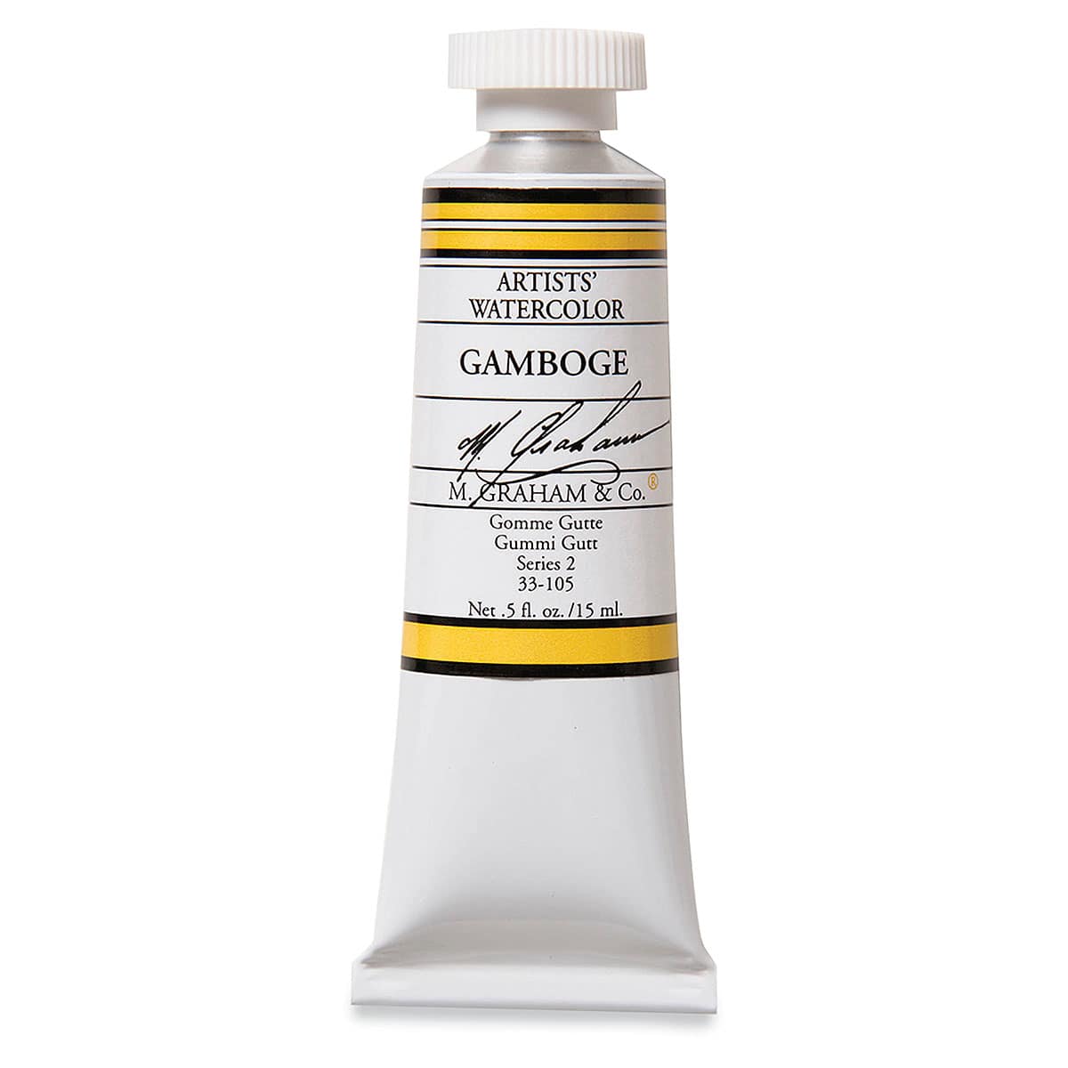 M. Graham Artists' Watercolor - Gamboge, 15 ml tube