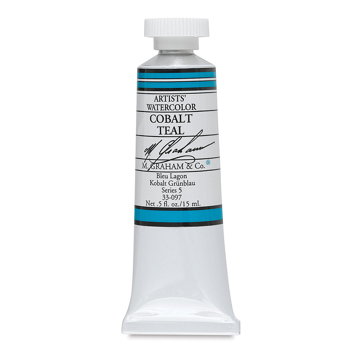 M. Graham Artists' Watercolor - Cobalt Teal, 15 ml Tube