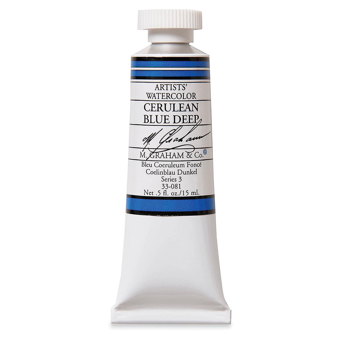 M. Graham Artists' Watercolor - Cerulean Blue Deep, 15 ml Tube