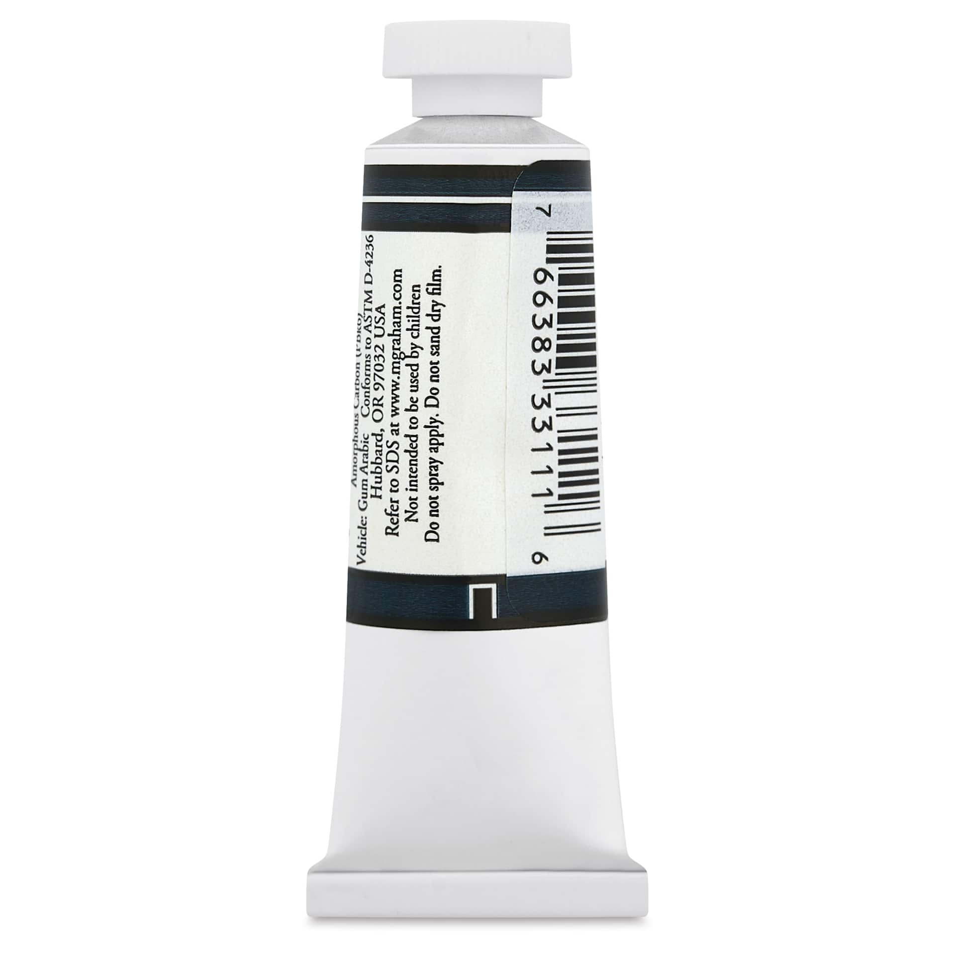 M. Graham Artists' Watercolor - Indigo, back of 15 ml Tube