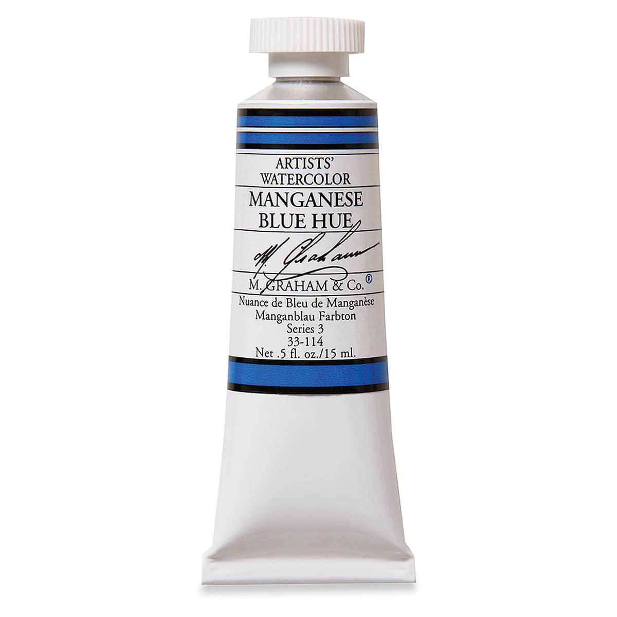 M. Graham Artists' Watercolor - Manganese Blue Hue, 15 ml Tube