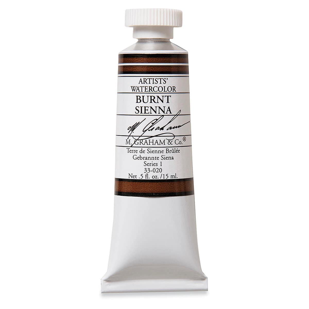 M. Graham Artists' Watercolor - Burnt Sienna, 15 ml Tube