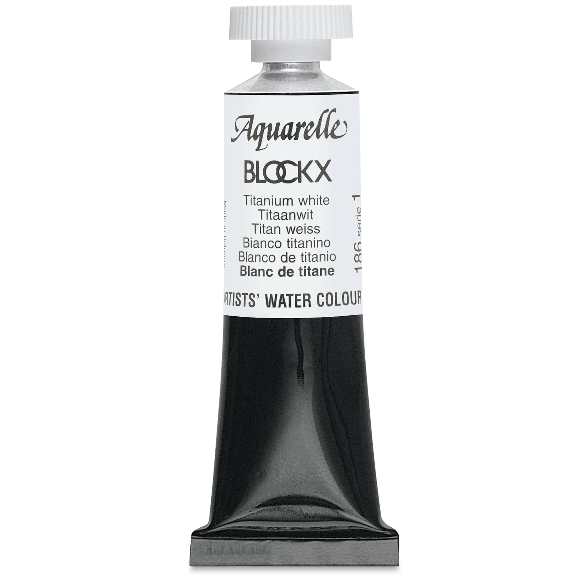 Blockx Artists' Watercolor - Titianium White, 15 ml Tube