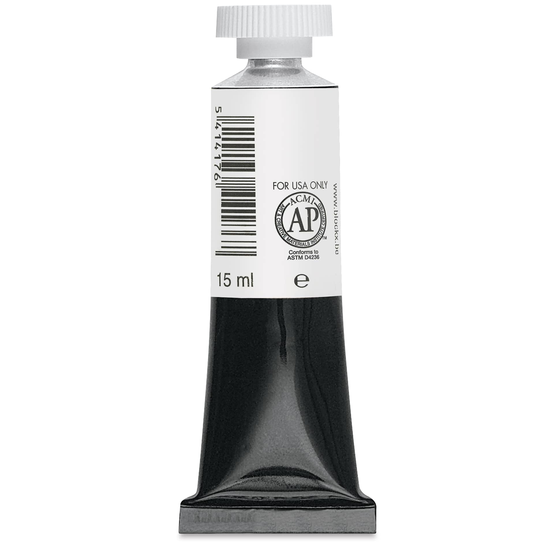Blockx Artists' Watercolor - Zinc White, 15 ml tube back