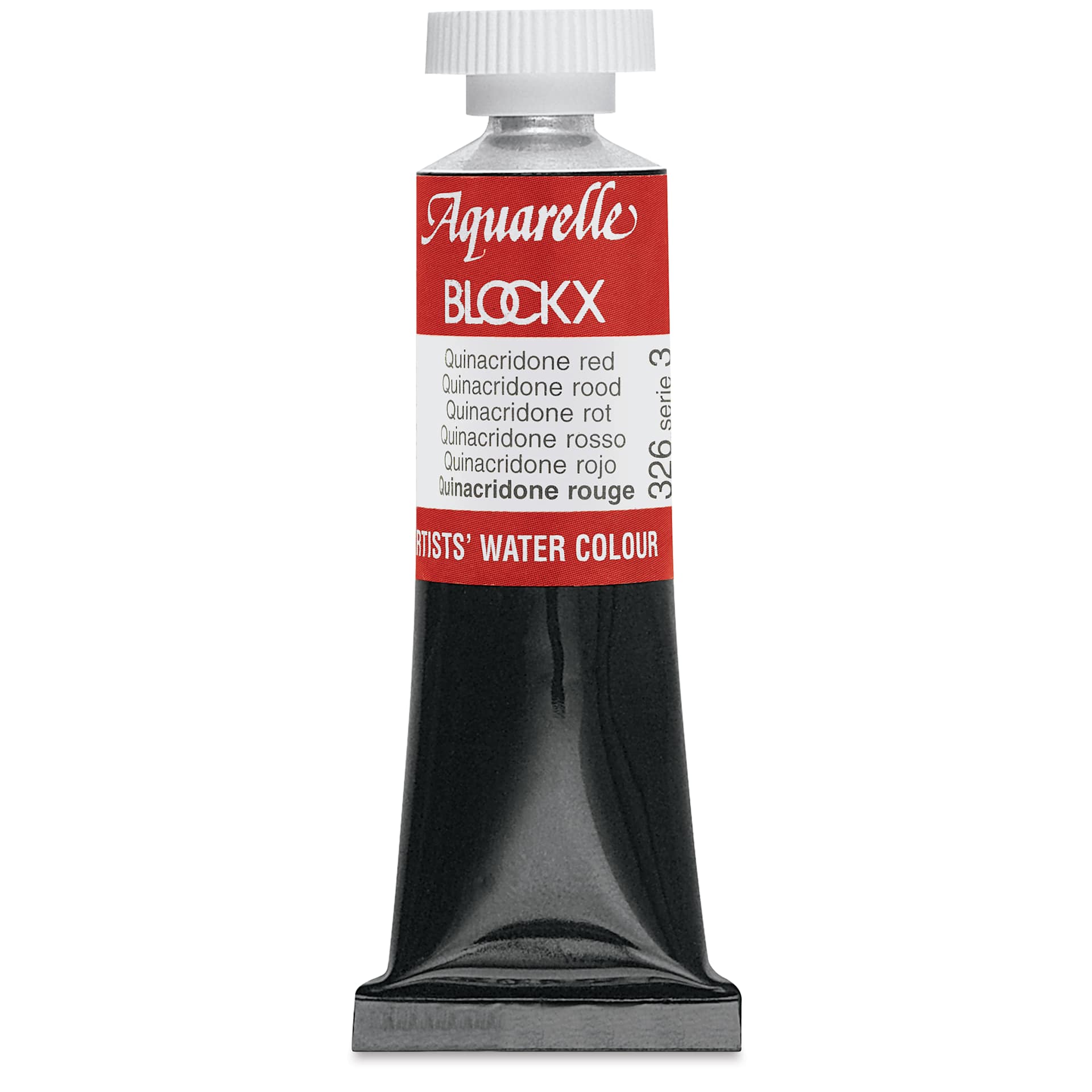 Blockx Artists' Watercolor - Quinacridone Red, 15 ml tube