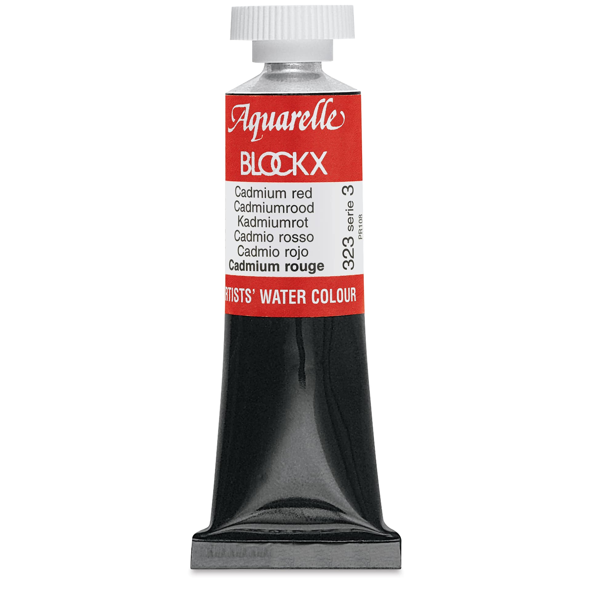 Blockx Artists' Watercolor - Cadmium Red, 15 ml tube