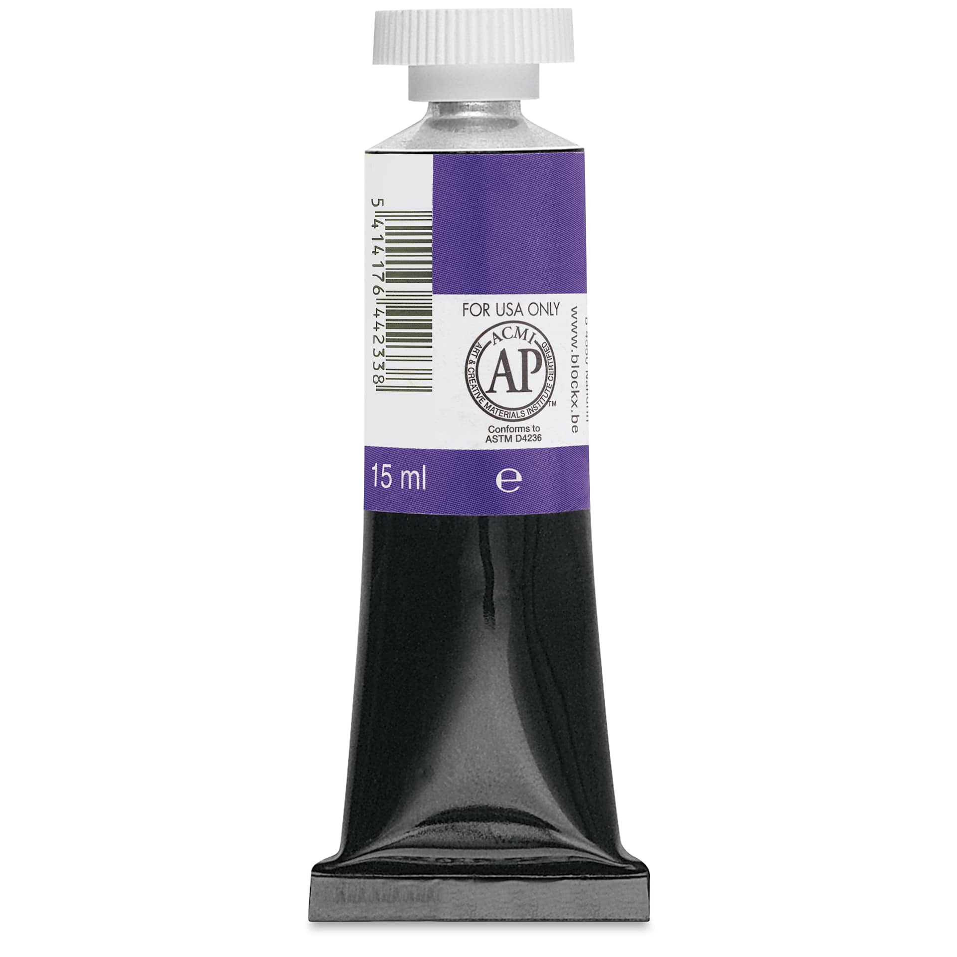 Blockx Artists' Watercolor - Dioxazine Mauve, 15 ml Tube back
