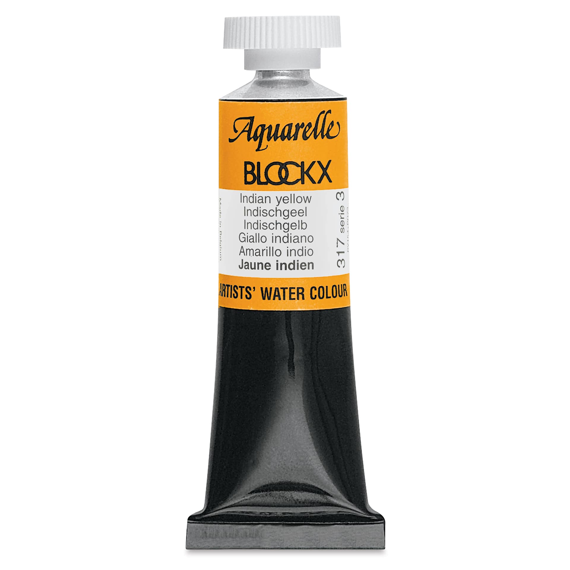 Blockx Artists' Watercolor - Indian Yellow, 15 ml Tube