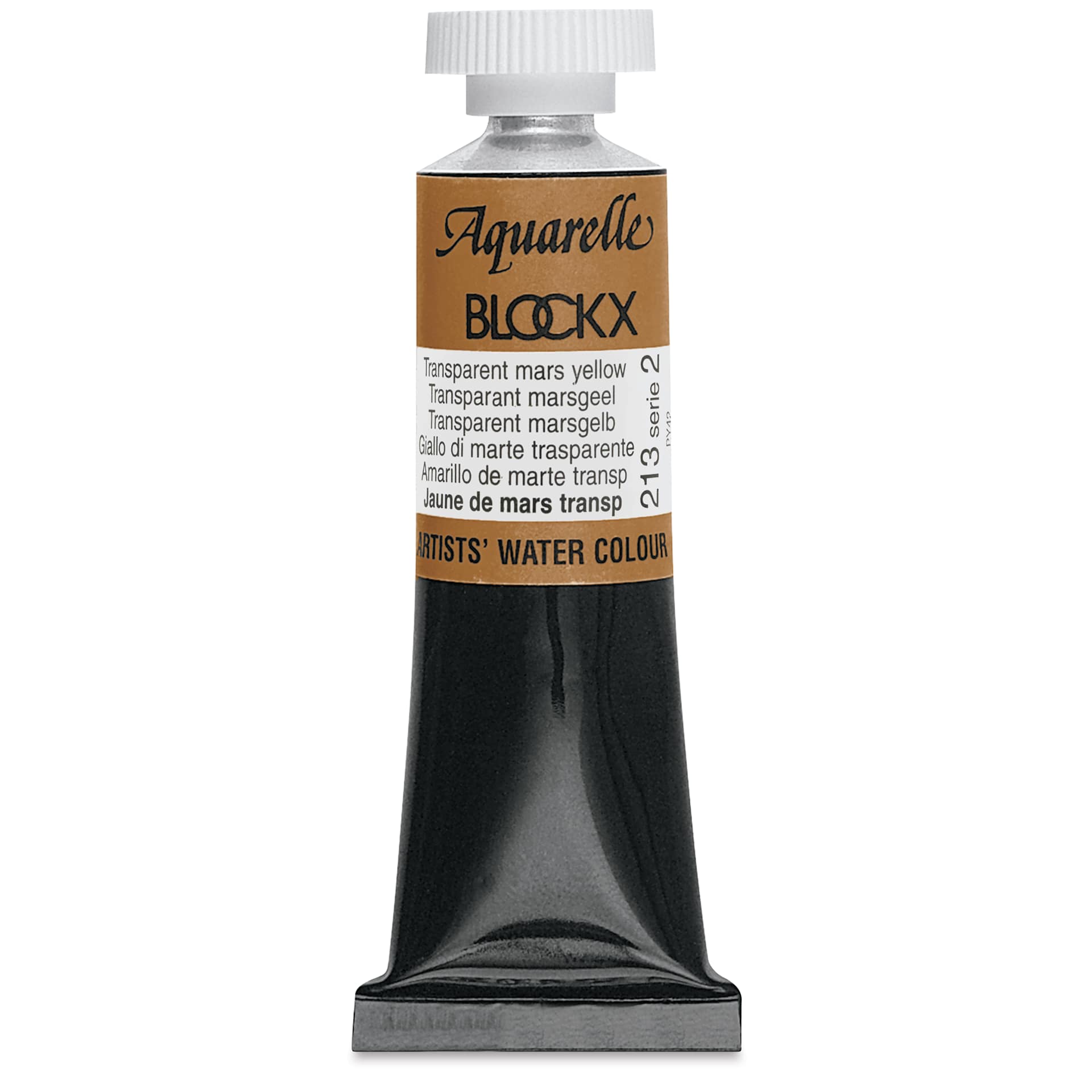Blockx Artists' Watercolor - Transparent Mars Yellow, 15 ml Tube