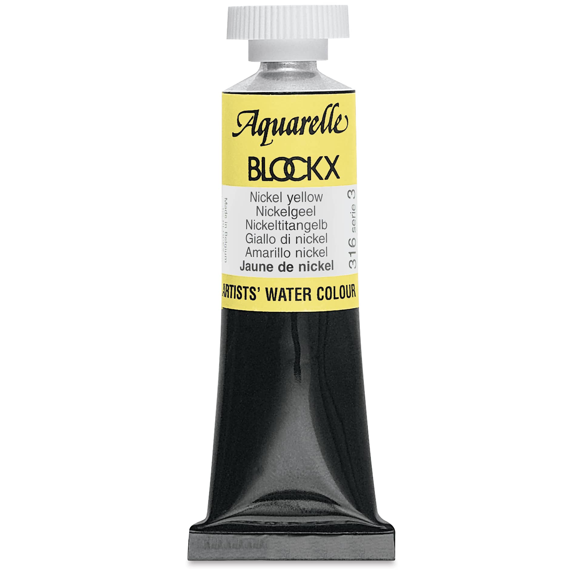 Blockx Artists' Watercolor - Nickel Yellow, 15 ml Tube