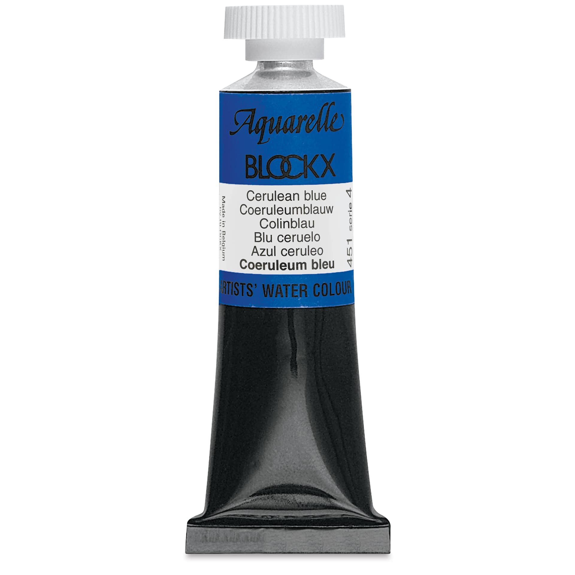 Blockx Artists' Watercolor - Cerulean Blue, 15 ml Tube