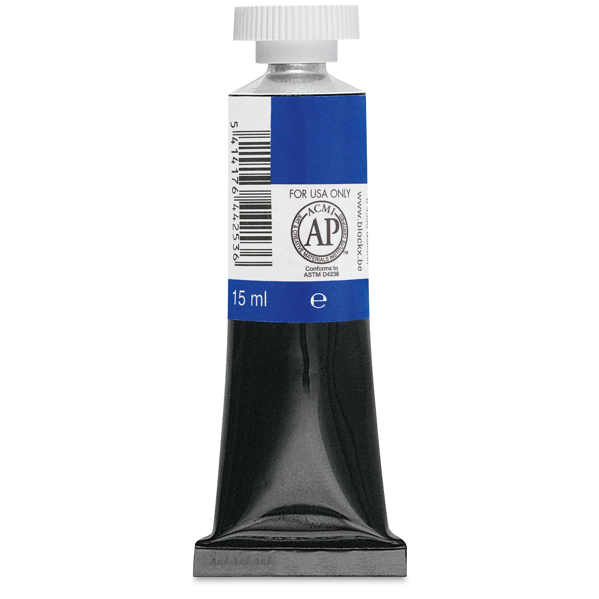 Blockx Artists' Watercolor - French Ultramarine Blue Deep, 15 ml Tube back