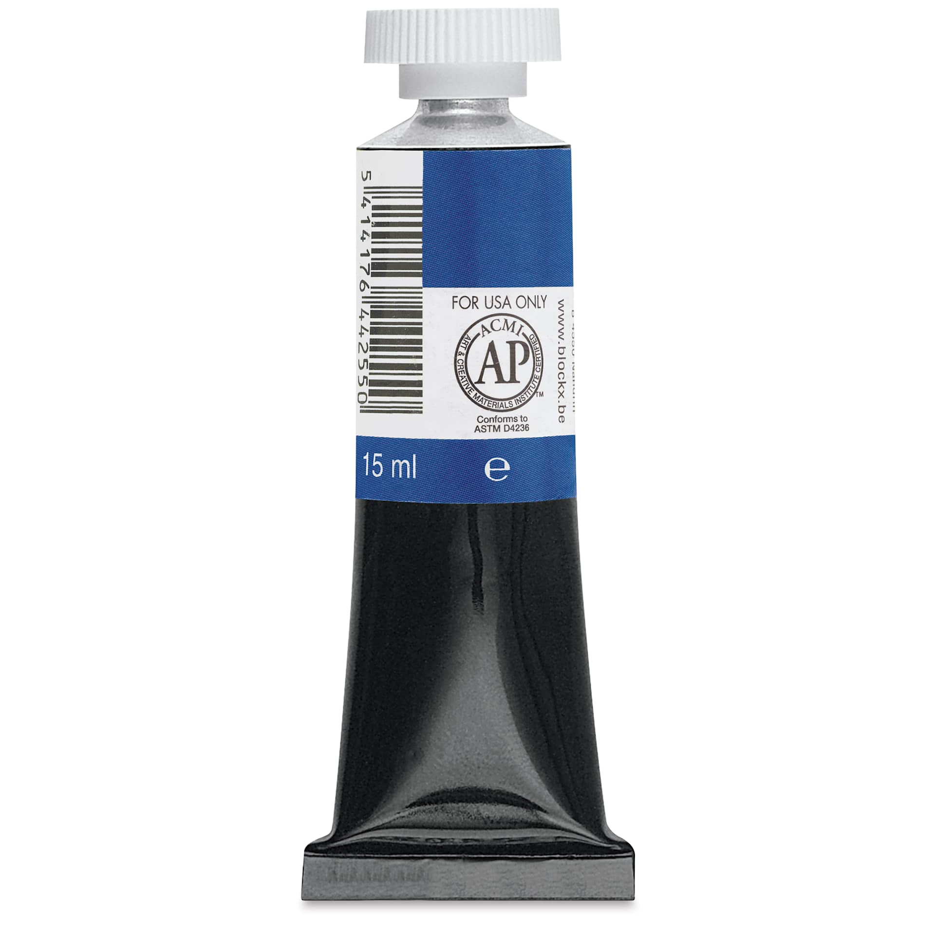 Blockx Artists' Watercolor - Indanthrene Blue, 15 ml Tube back