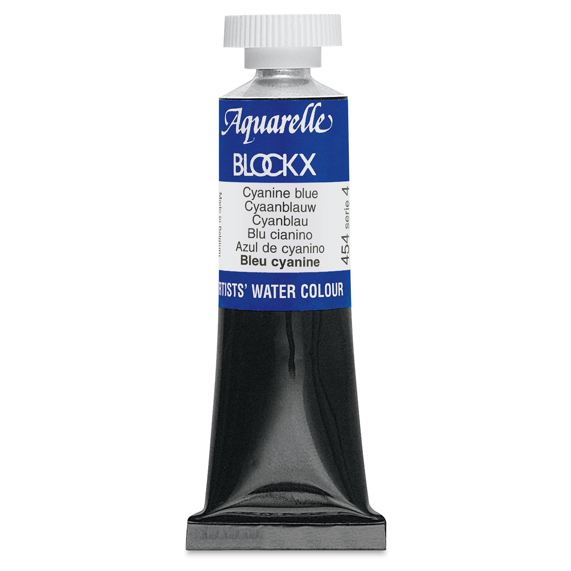 Blockx Artists' Watercolor - Cyanine Blue, 15 ml Tube