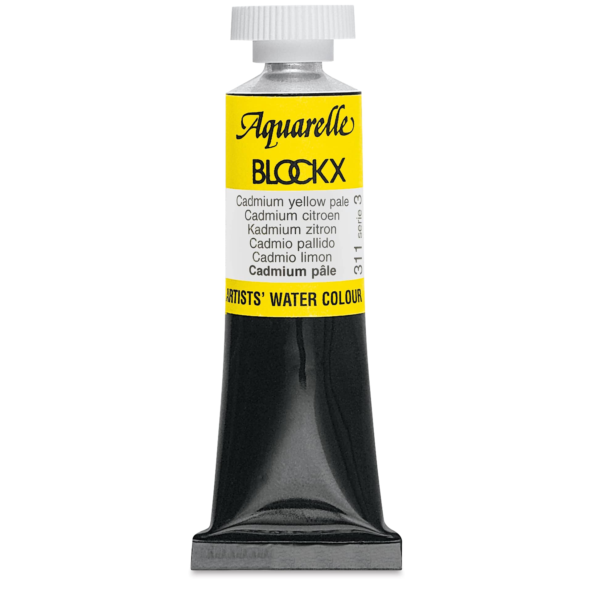 Blockx Artists' Watercolor - Cadmium Yellow Pale, 15 ml tube