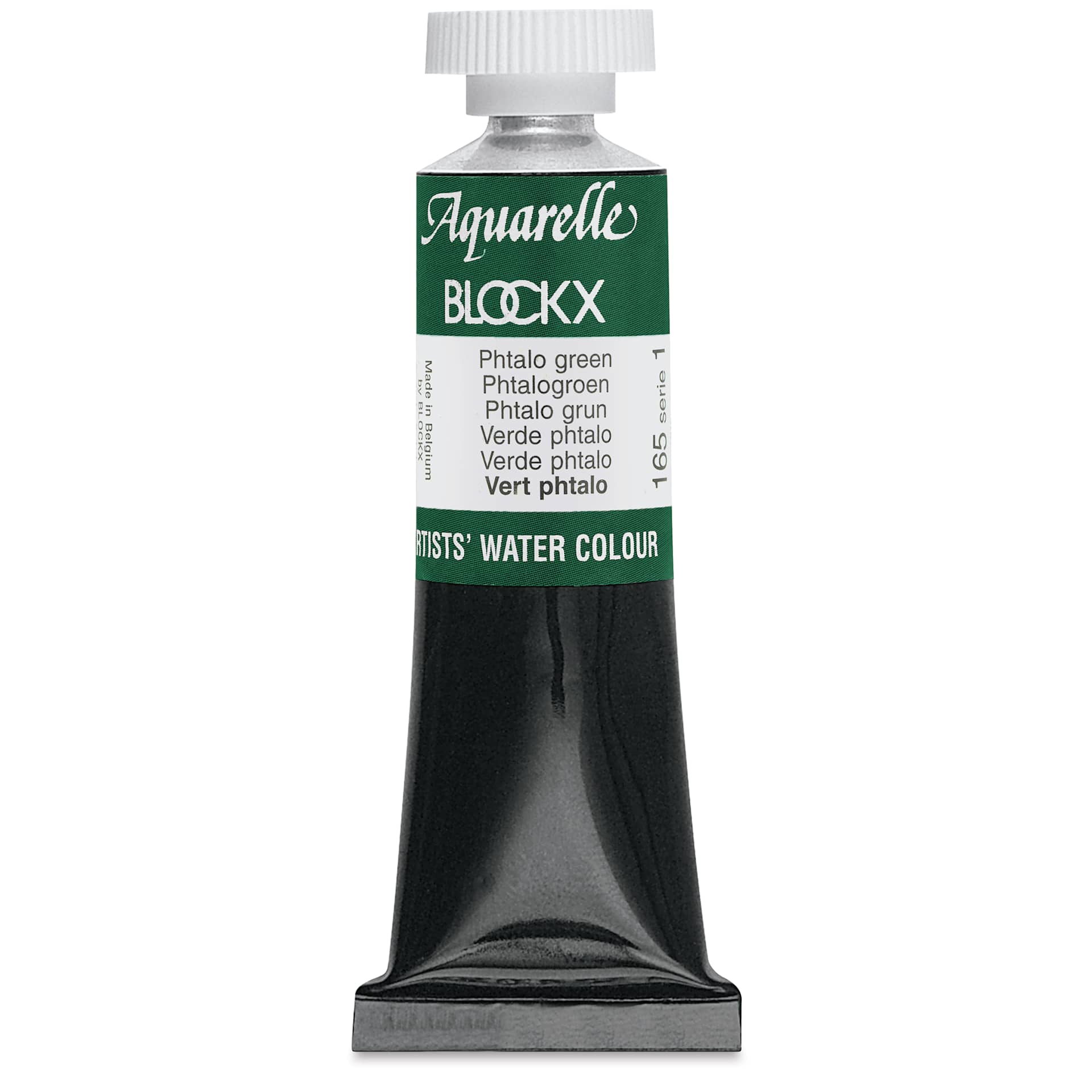 Blockx Artists' Watercolor - Phthalo Green, 15 ml Tube