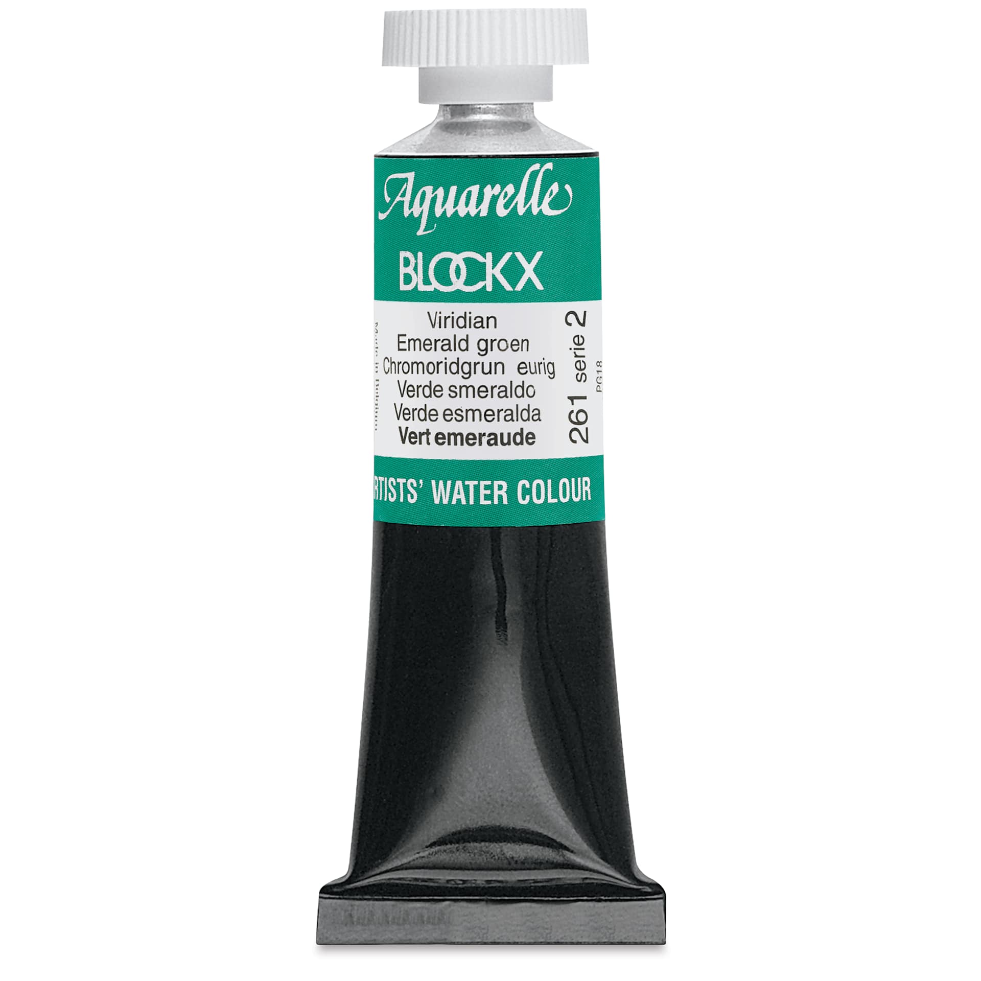 Blockx Artists' Watercolor - Viridian, 15 ml tube