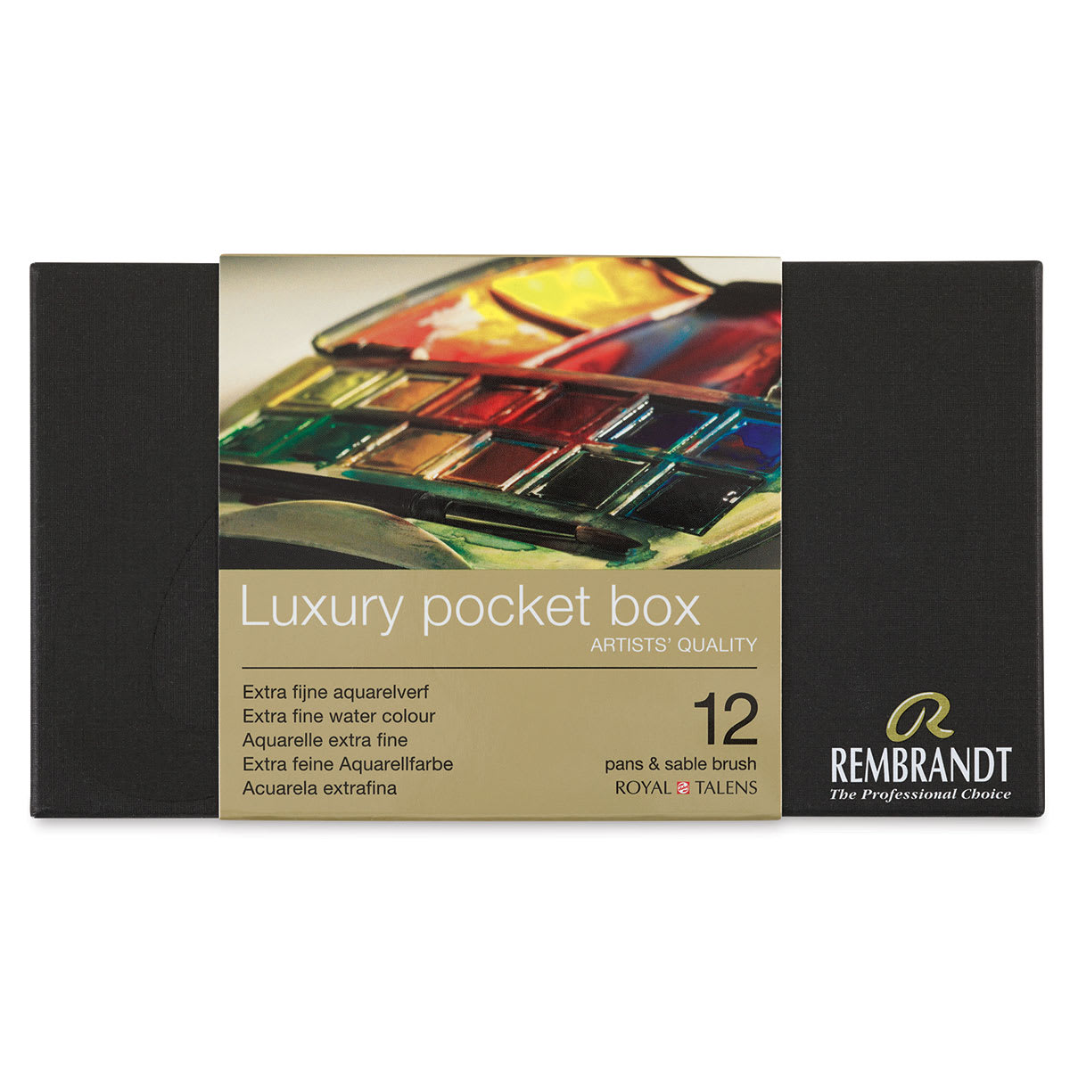Rembrandt Artists' Watercolor Set - Luxury Pocket Box Set of 12