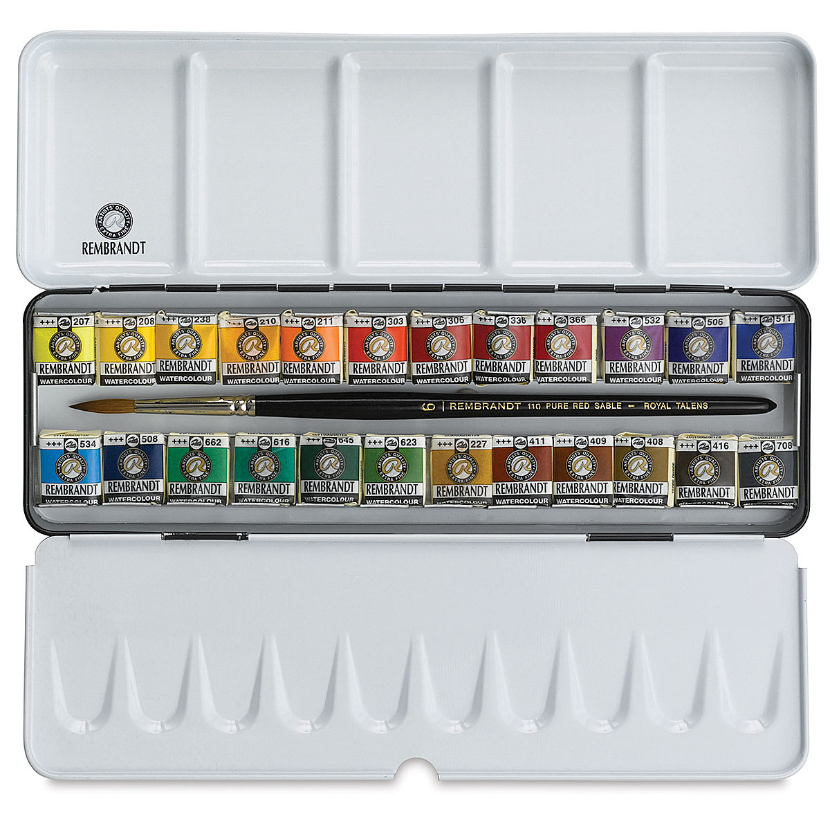 Rembrandt Artist Watercolors - Set of 24 colors, Pans