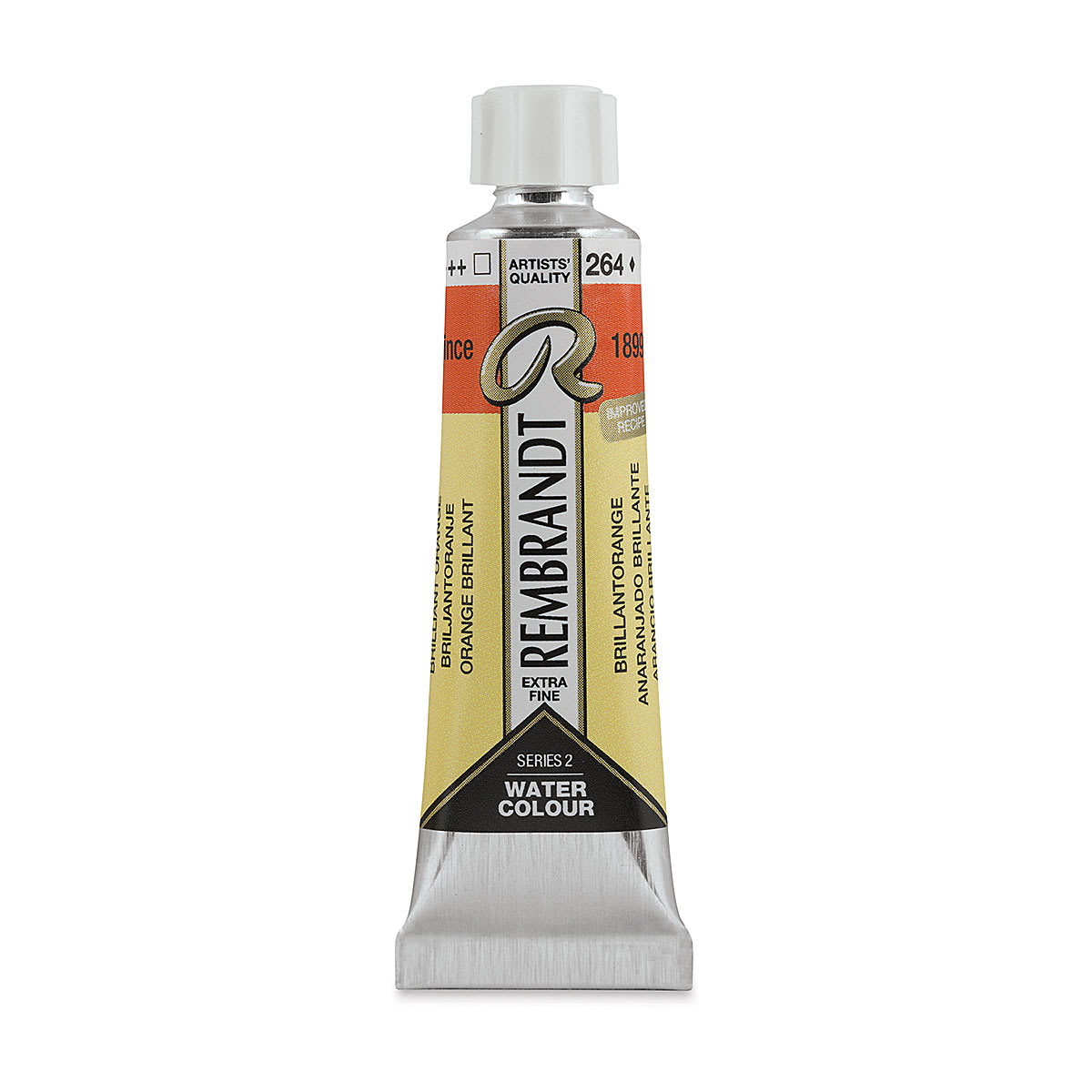 Rembrandt Artist Watercolors - Brilliant Orange, 10 ml tube