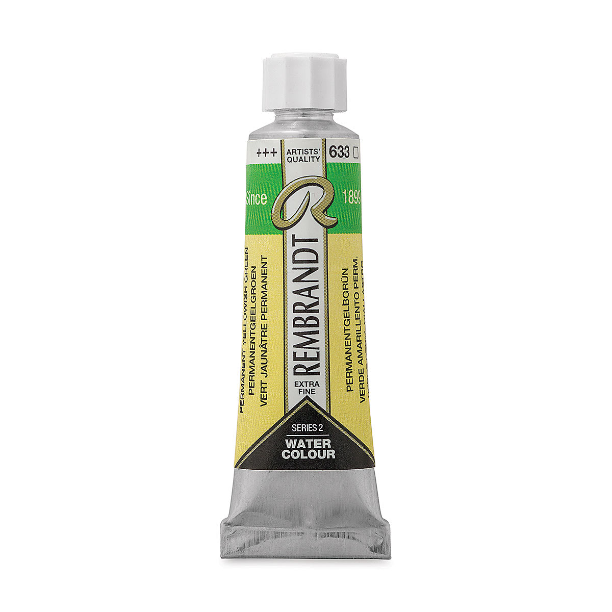 Rembrandt Artist Watercolors - Permanent Yellow Green, 10 ml tube