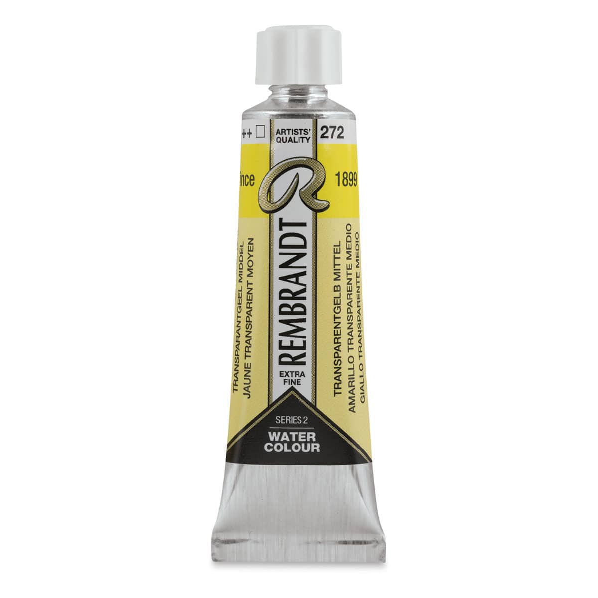 Rembrandt Artist Watercolors - Transparent Yellow Medium, 10 ml tube