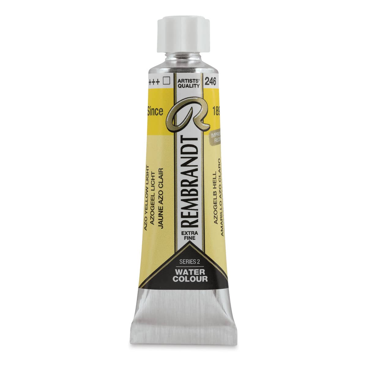 Rembrandt Artist Watercolors - Azo Yellow Light Cadmium Free, 10 ml tube