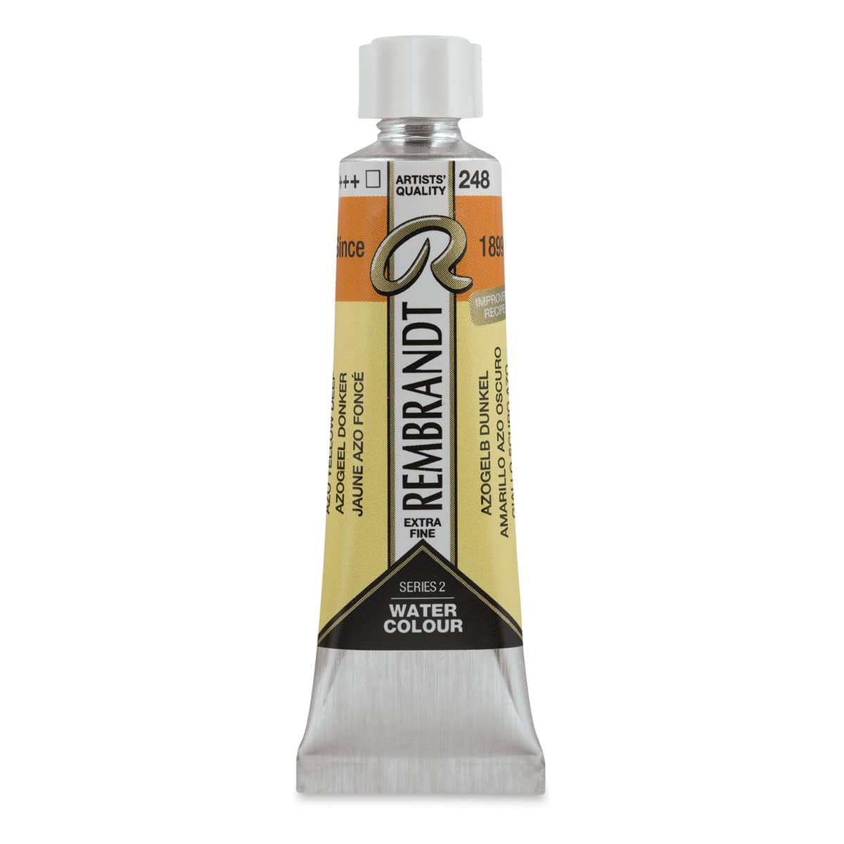 Rembrandt Artist Watercolors - Azo Yellow Deep Cadmium Free, 10 ml tube