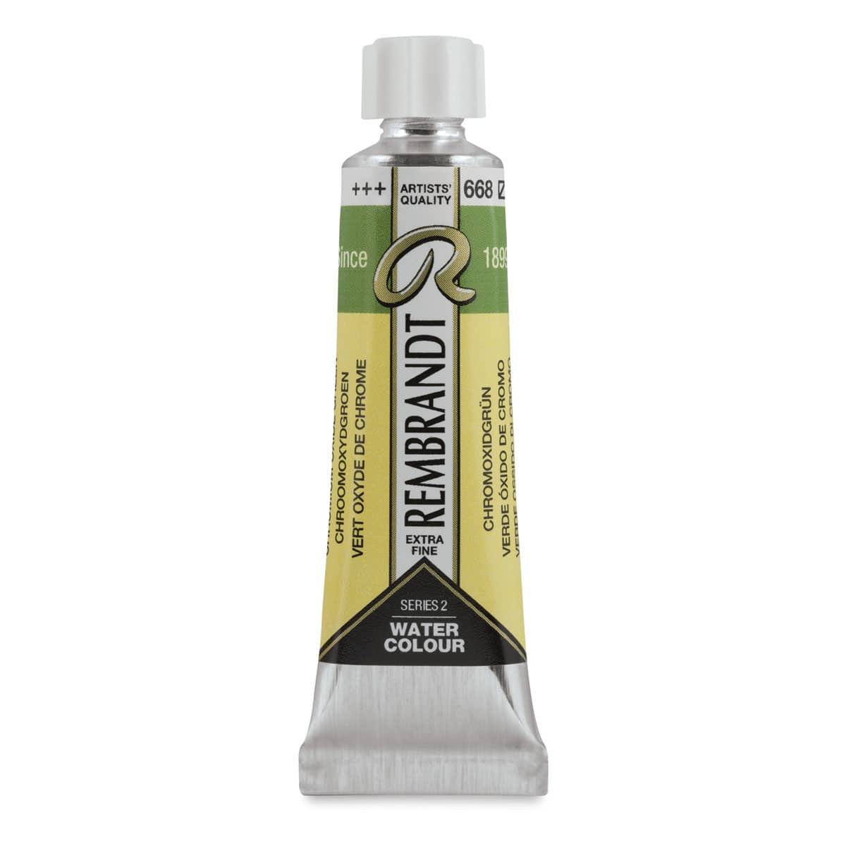Rembrandt Artist Watercolors - Chromium Oxide Green, 10 ml tube