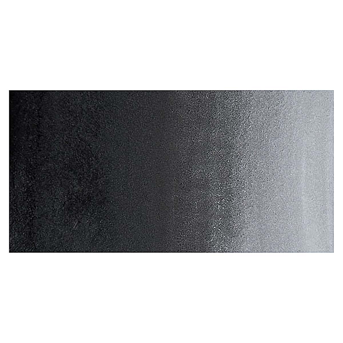 Rembrandt Artists' Watercolor - Lamp Black swatch