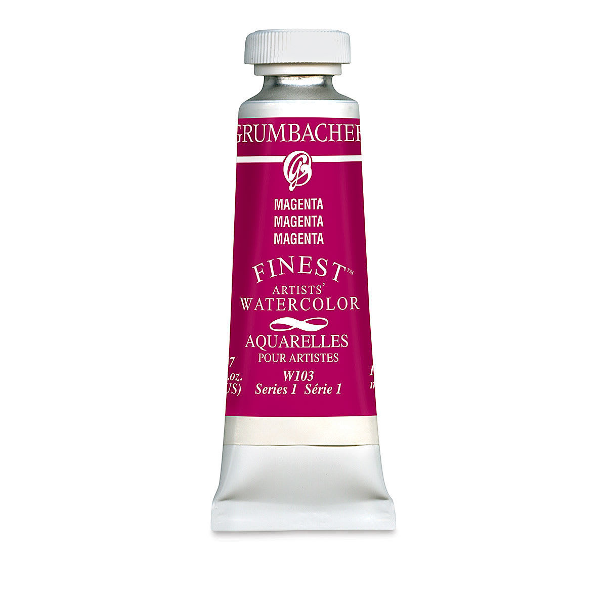 Grumbacher Finest Artists' Watercolor - Magenta, 14 ml tube