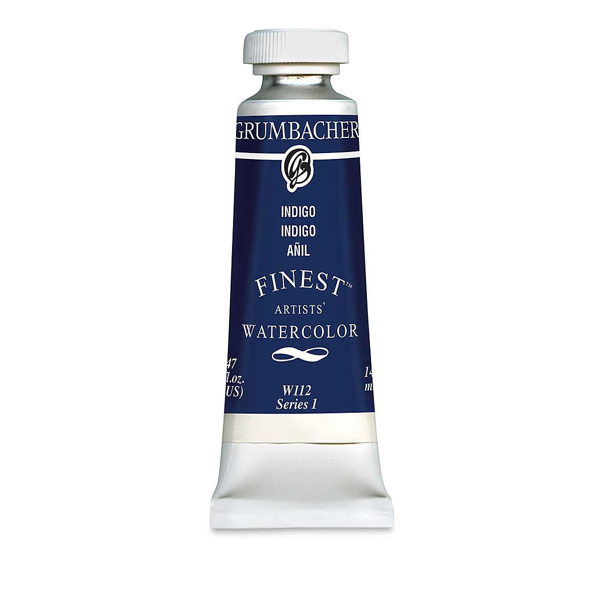 Grumbacher Finest Artists' Watercolor - Indigo, 14 ml tube