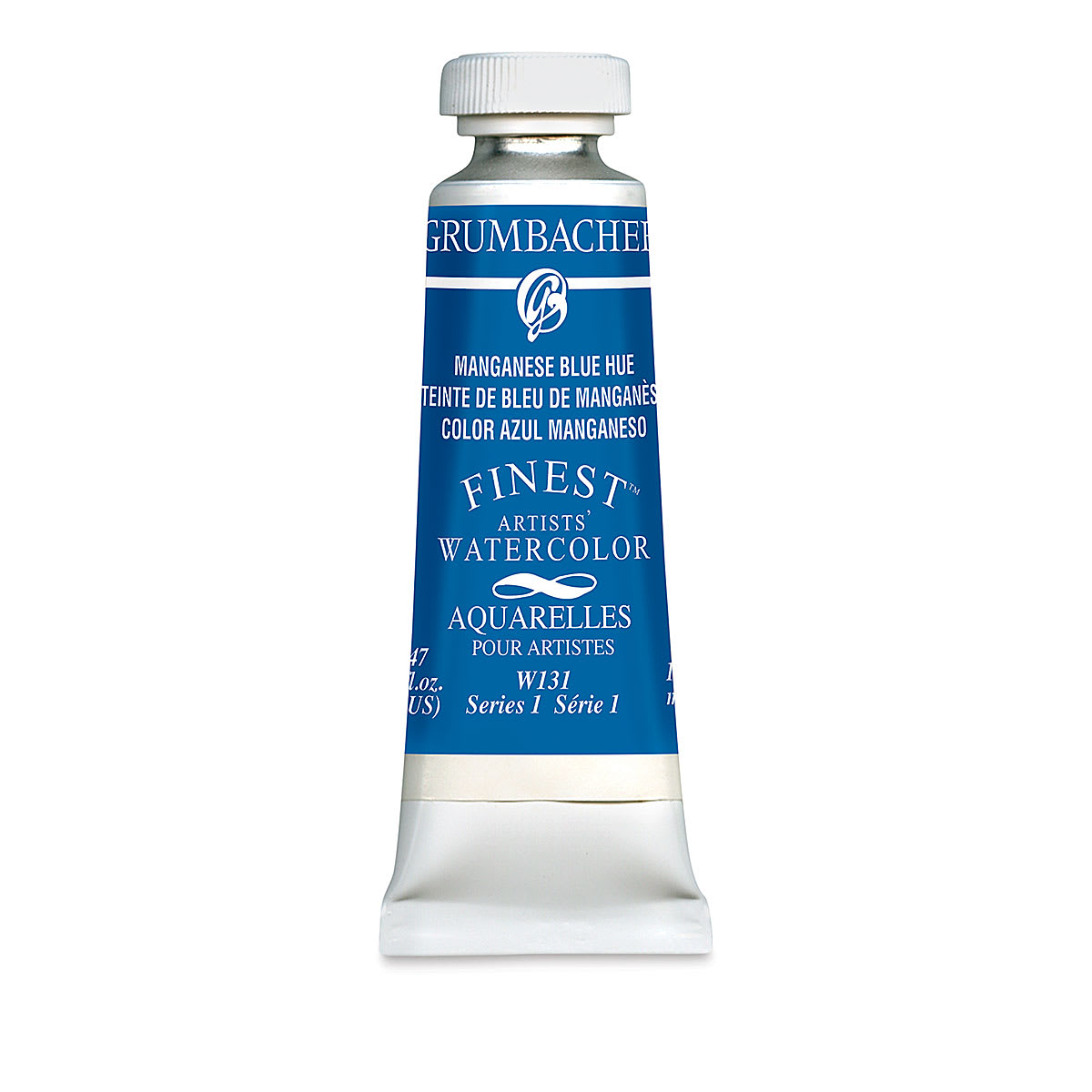 Grumbacher Finest Artists' Watercolor - Manganese Blue Hue, 14 ml tube