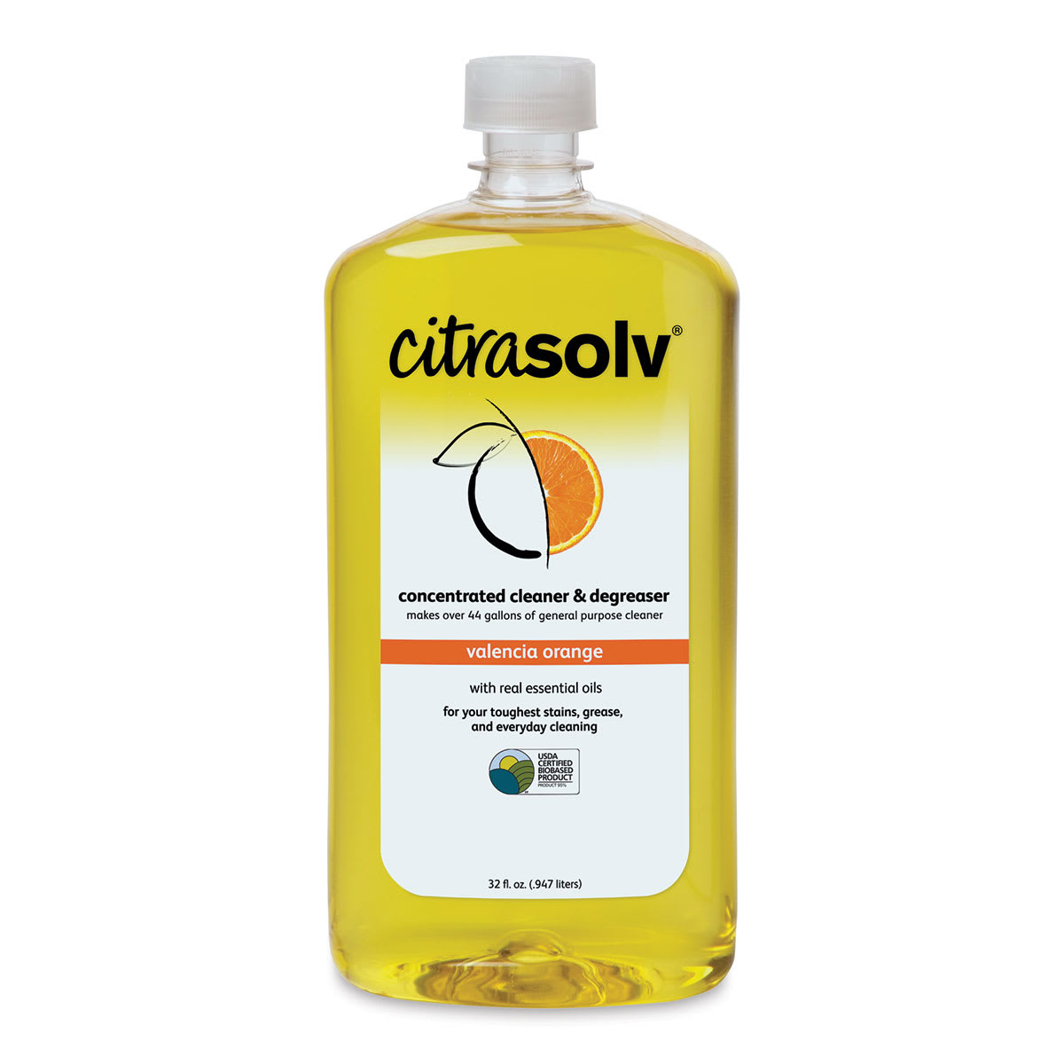 Citra Solv Natural Citrus Cleaner - Valencia Orange, 32 oz bottle