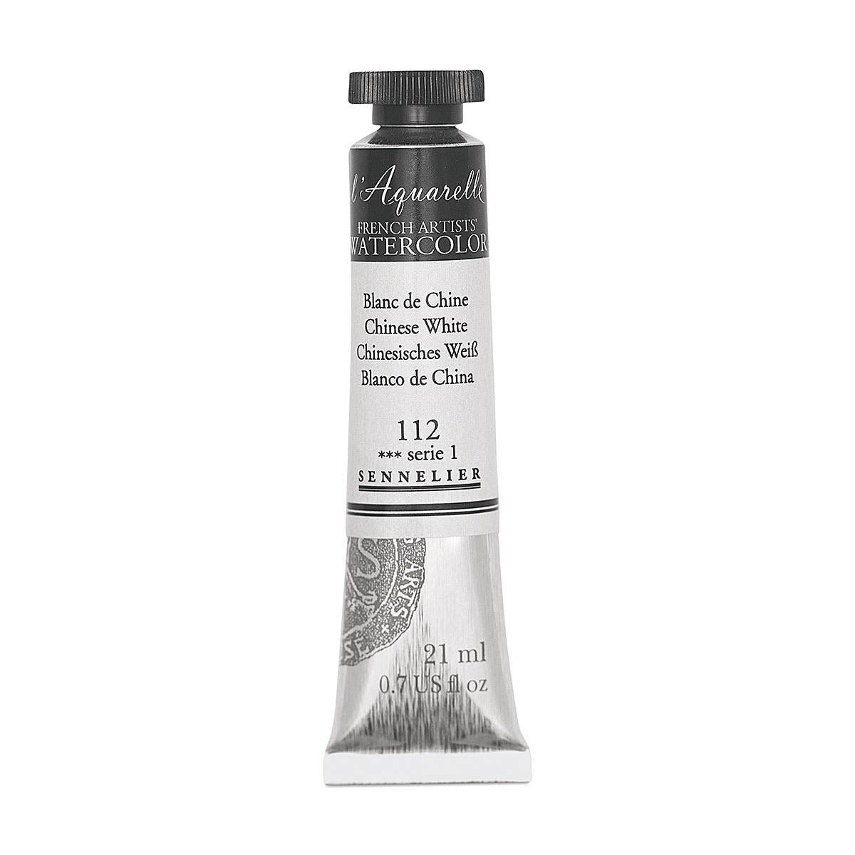 Sennelier French Artists' Watercolor - Chinese White, 21 ml, Tube