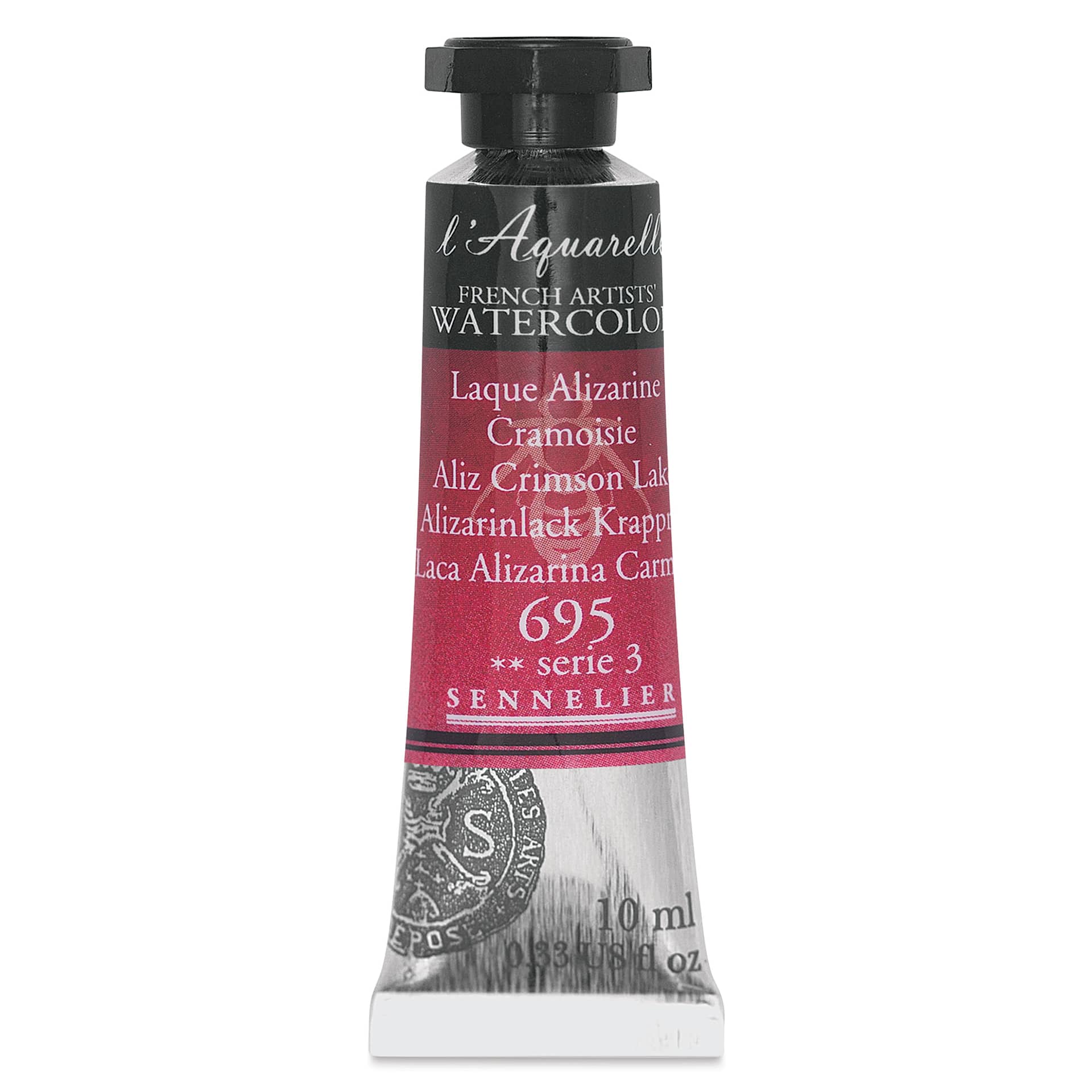 Sennelier French Artists' Watercolor - Alizarin Crimson Lake, 10 ml, Tube