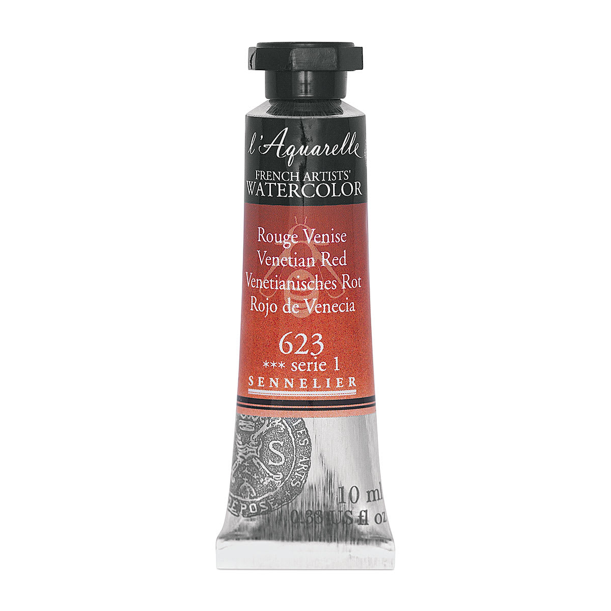 Sennelier French Artists' Watercolor - Venetian Red, 10 ml Tube