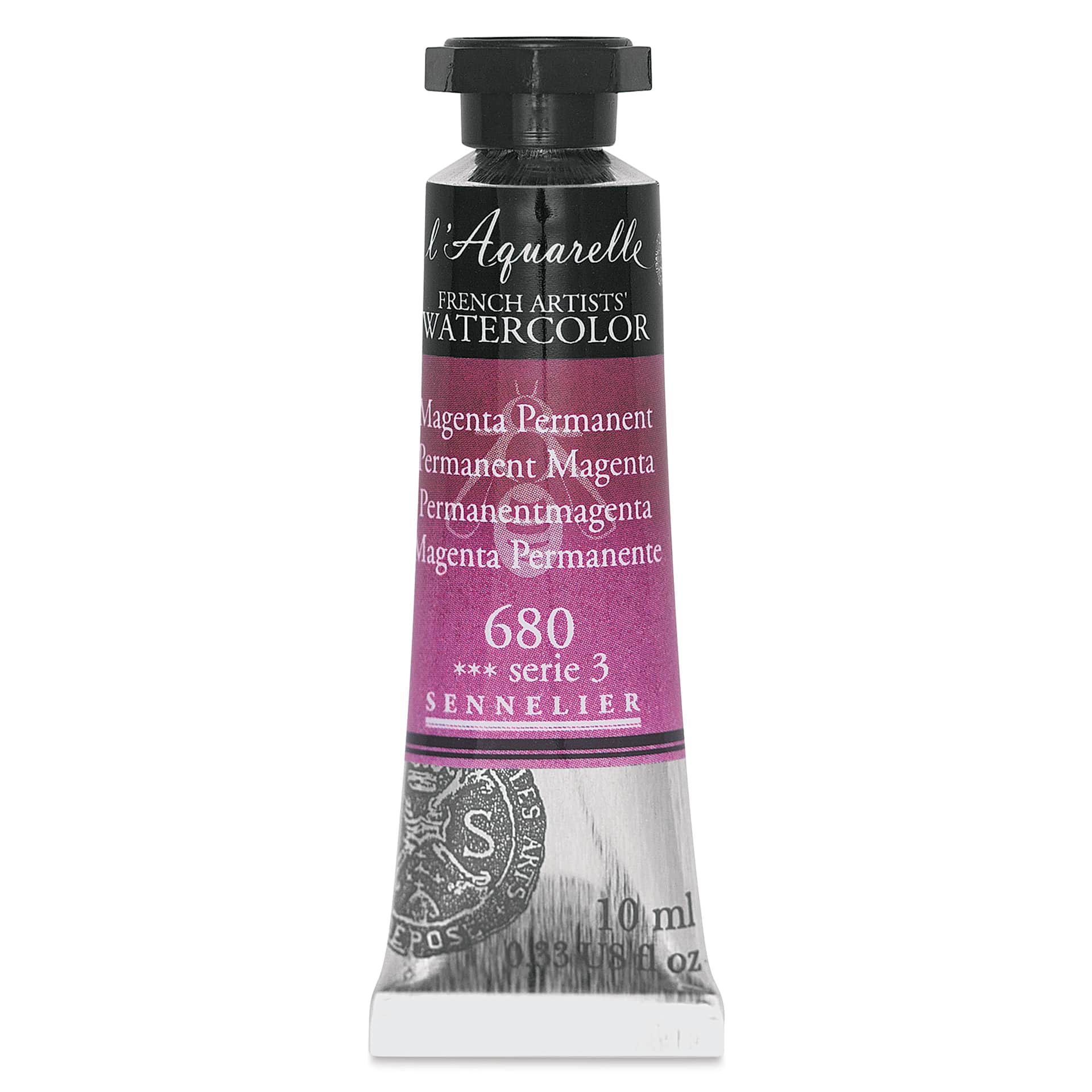 Sennelier French Artists' Watercolor - Permanent Magenta, 10 ml, Tube