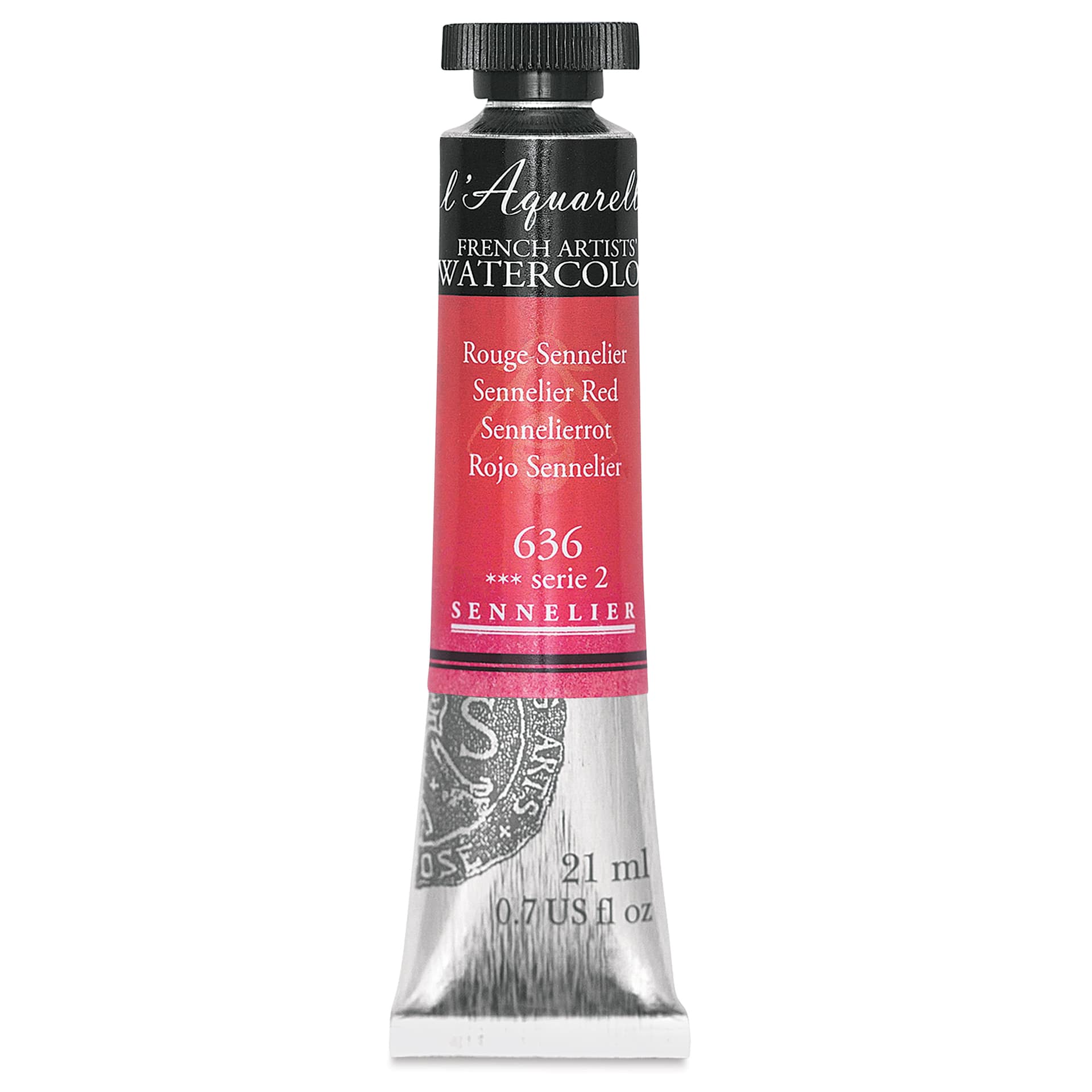 Sennelier French Artists' Watercolor - Sennelier Red, 21 ml Tube