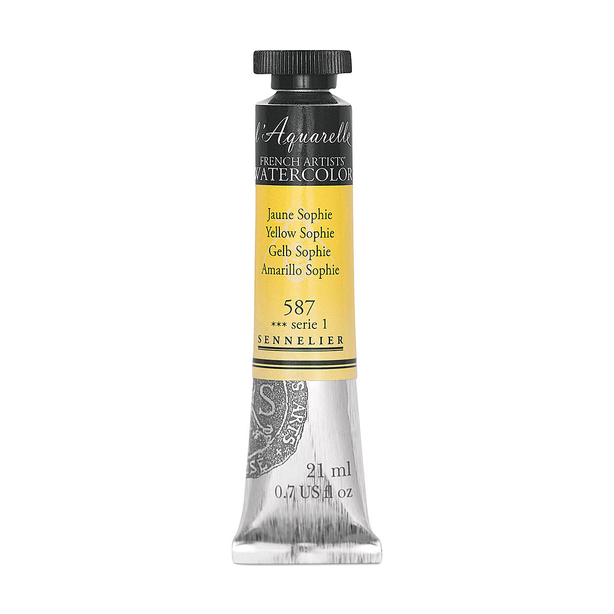 Sennelier French Artists' Watercolor - Yellow Sophie, 21 ml Tube