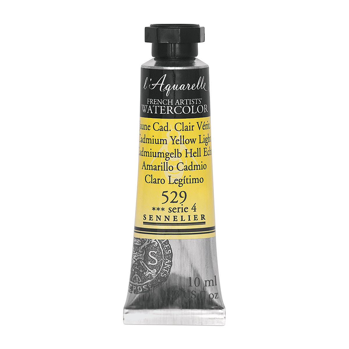 Sennelier French Artists' Watercolor - Cadmium Yellow Light, 10 ml, Tube