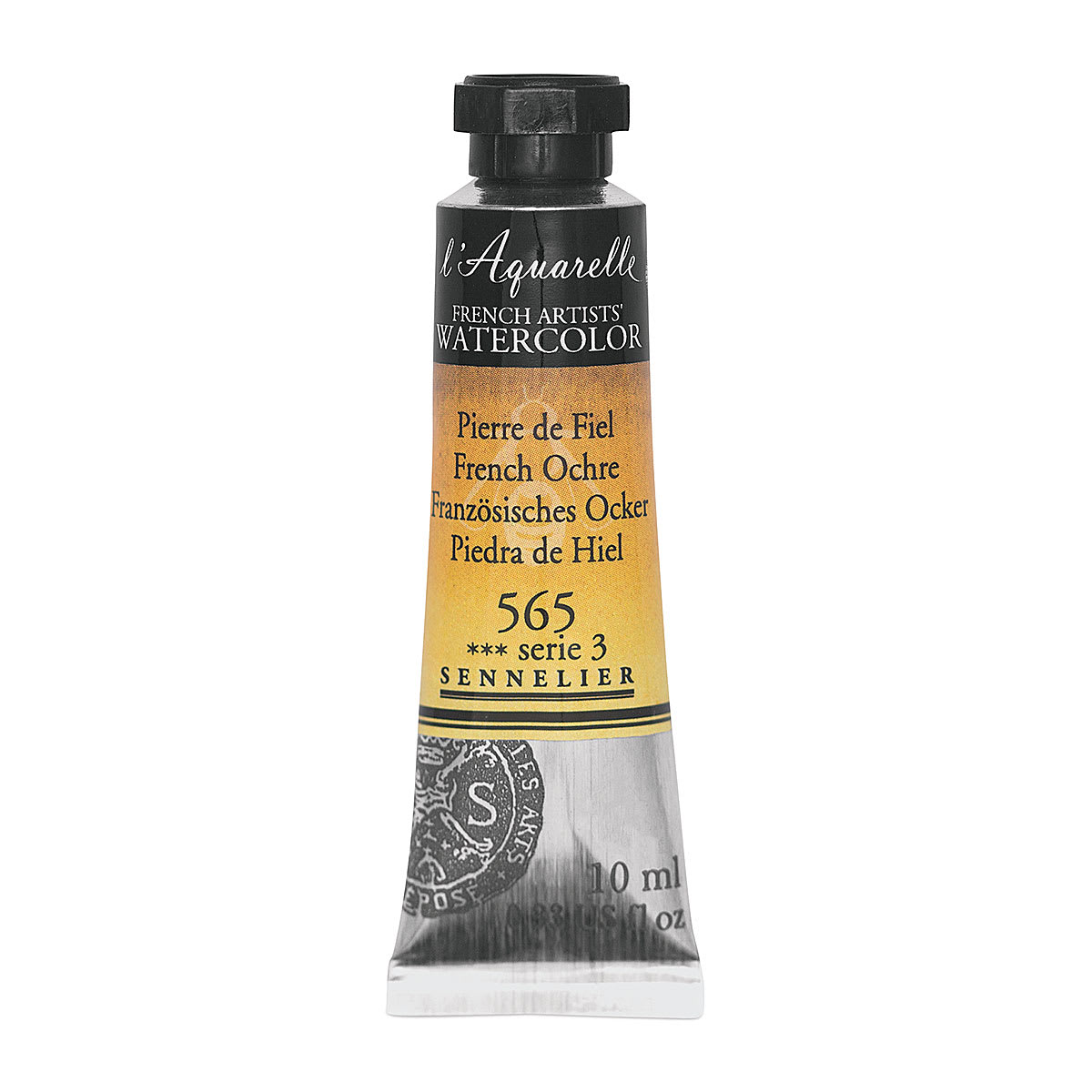 Sennelier French Artists' Watercolor - French Ochre, 10 ml, Tube